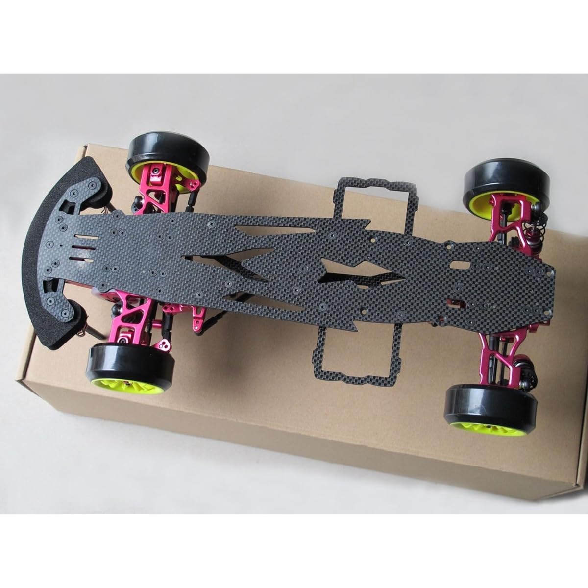 Hobbypower Alloy & Carbon D3 CS 1/10 4WD Drift Racing Car Frame & Front One-Way Tube