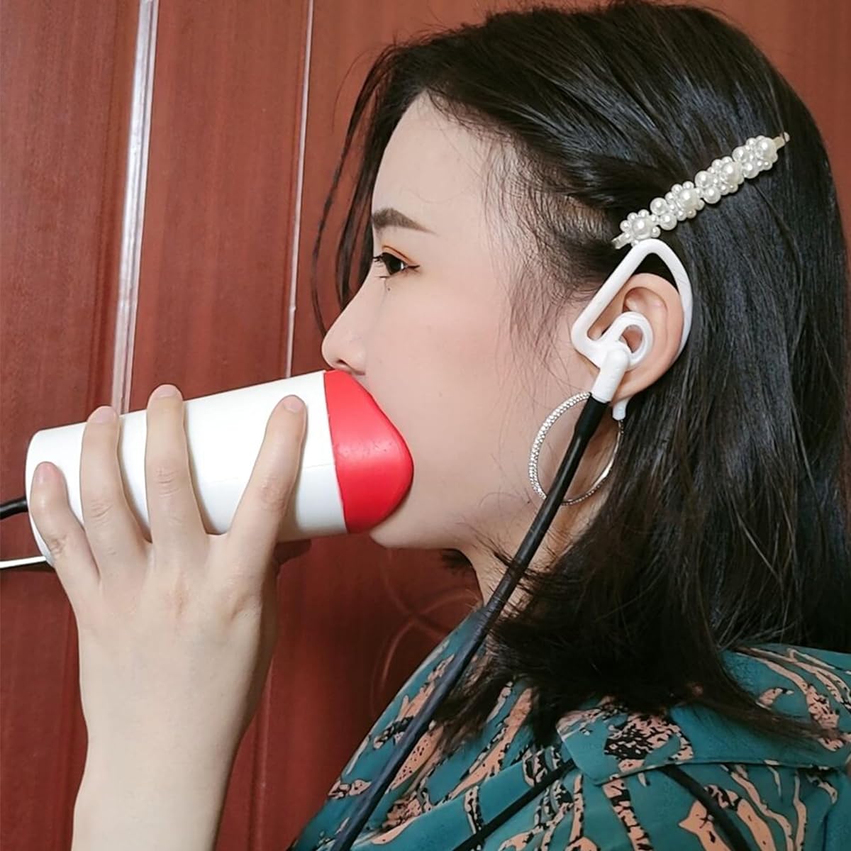 Vocal Damper for Singing Practice Performer Stress Relief for Singers Vocal Steamer Portable Soundproof Home Study Dome Singing Straw for Vocal Training