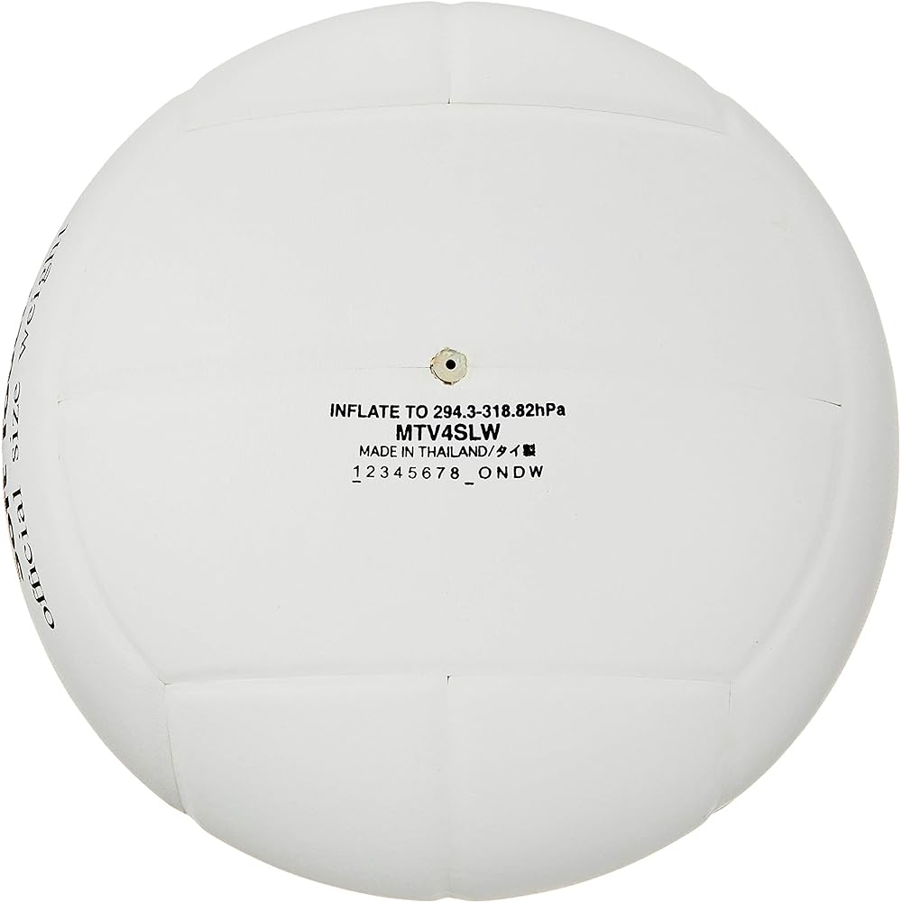 molten Volleyball Soft Touch No. 4 Ball Artificial Leather White MTV4SLW