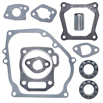 Mtanlo Cylinder Head Full Crankcase Gasket Oil Seal for Honda GX160 GX200 5.5HP 6.5HP Carburetor Gasket Cylinder Gasket Intake Gasket Valve Cover Gasket Crankcase Gasket Oil Seal