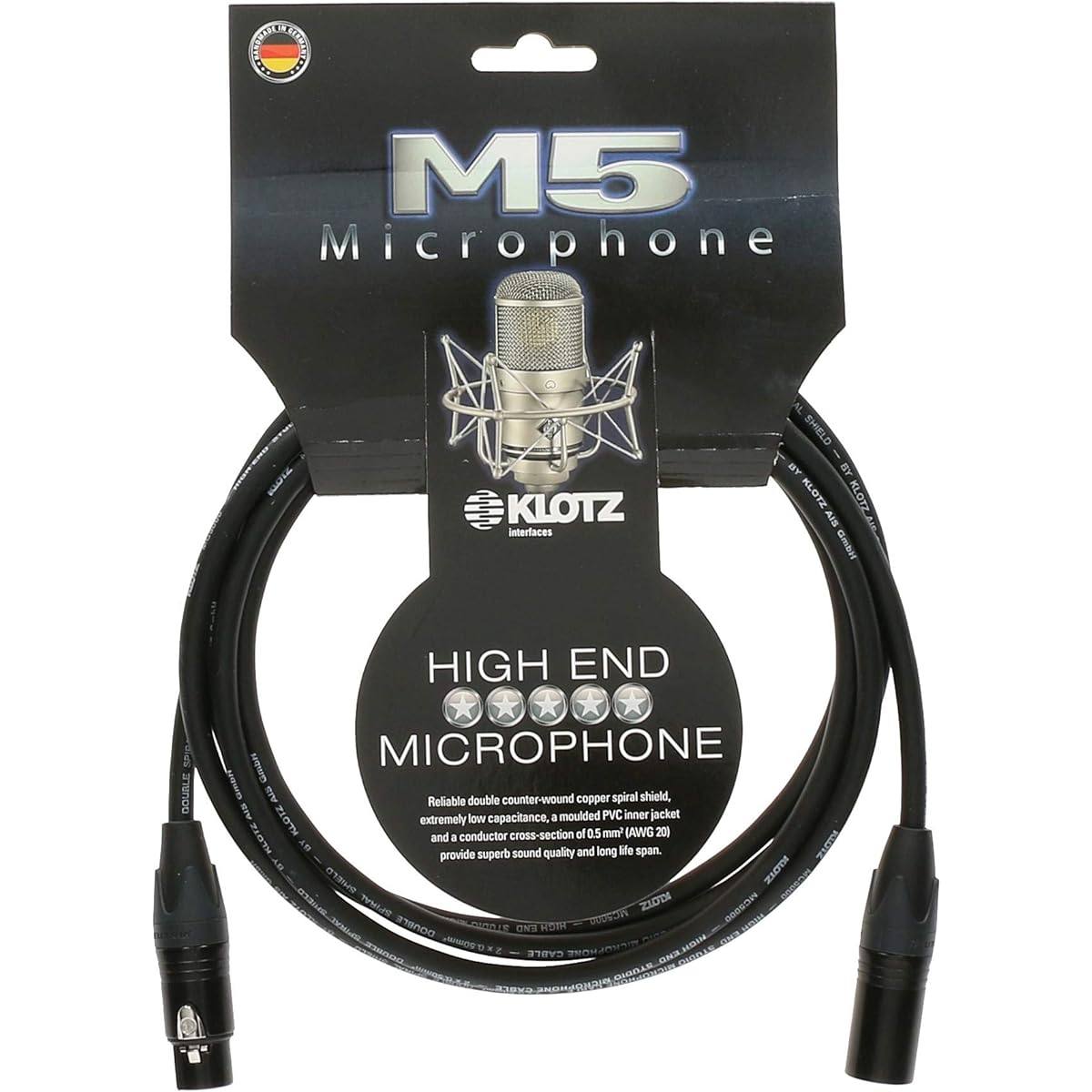 KLOTZ M5 microphone cable 10m