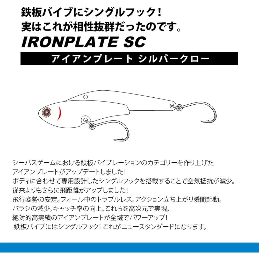 Coreman IP-26 Iron Plate Silver Claw #003 Pink Head 75mm/26g