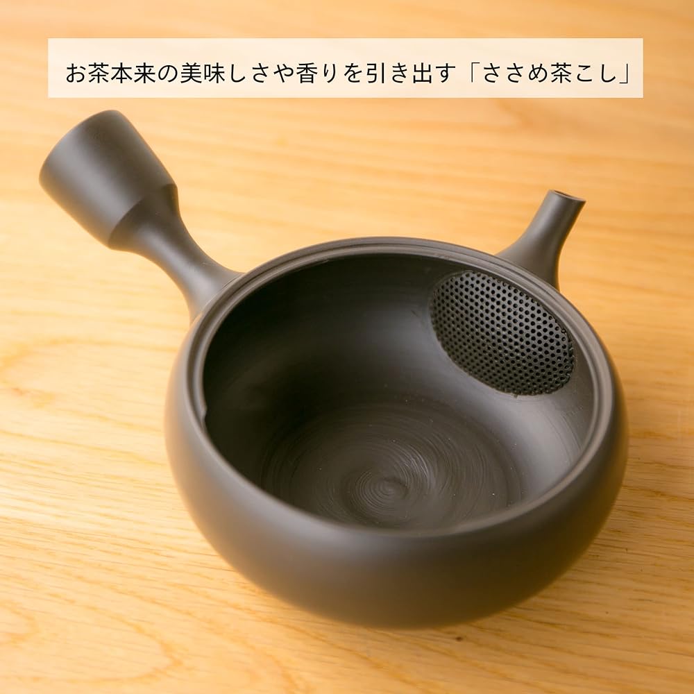 [Devised by a Japanese tea specialty store] Susumuya Chaten original [Susumuya tea utensils] [Susumu teapot] Tokoname ware potter's wheel teapot Made in Japan Deep steamed tea