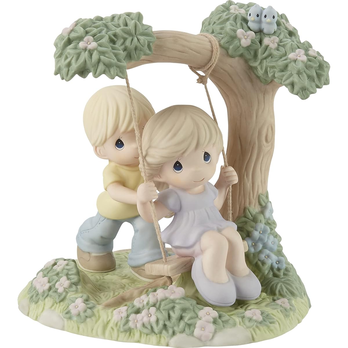 Ltd Ed Boy Pushing Girl On Swing Figure