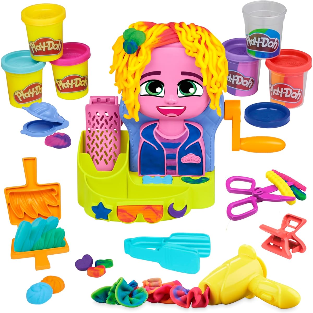 Play-Doh Hairstyling Salon Playset, F8807