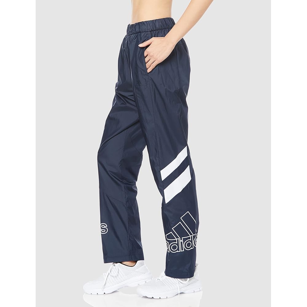 [Adidas] Jersey Bottom Outline Badge of Sports Wind Pants JIL46 Women's