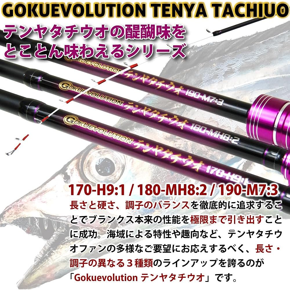 Gokuevolution Tenya Tachiuo 170-H9:1/180-MH8:2/190-M7:3 (goku-tt)