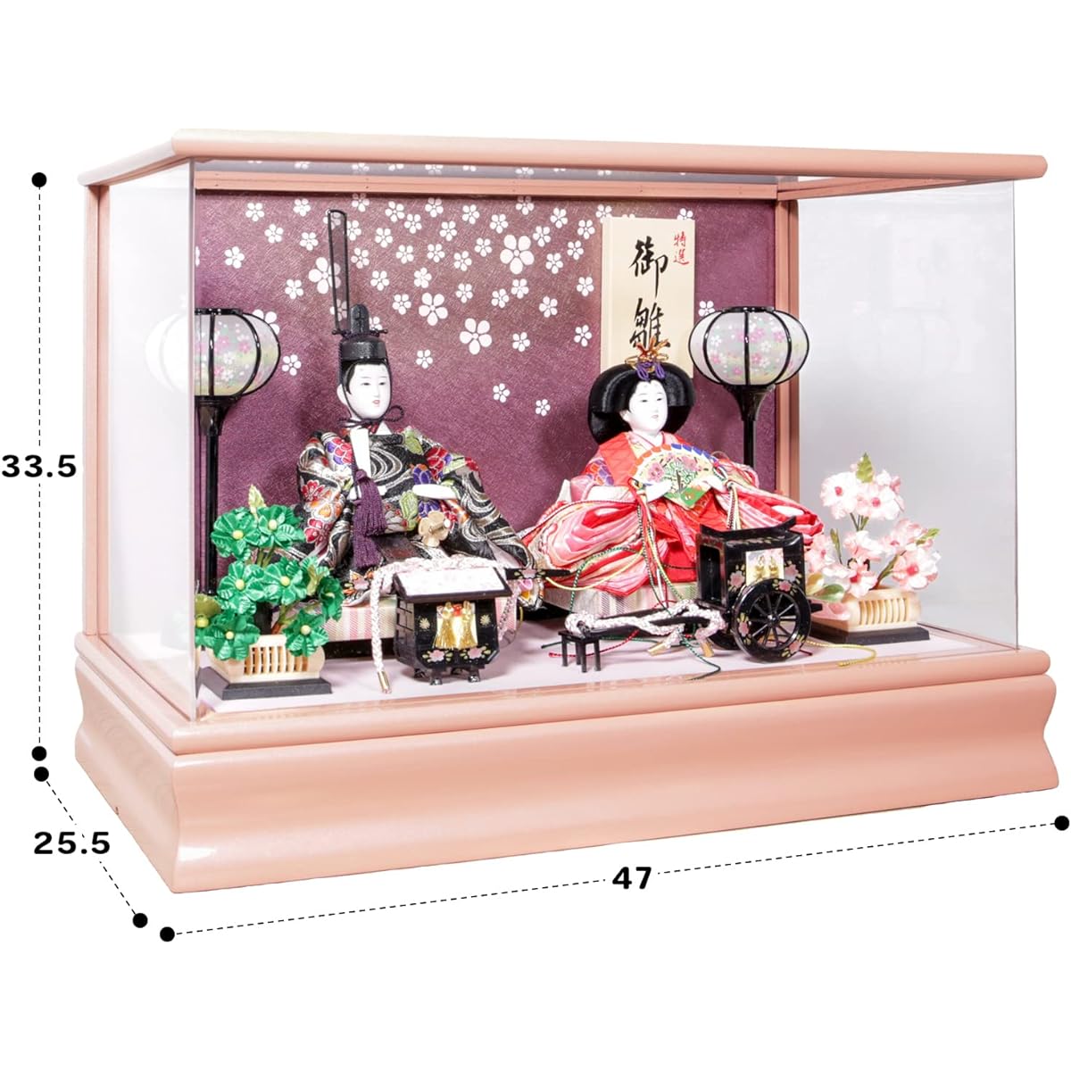 [Kyoetsu] Hina Doll Compact Case Decoration Hina Doll Cased HN004-005(hm) (HN019F)