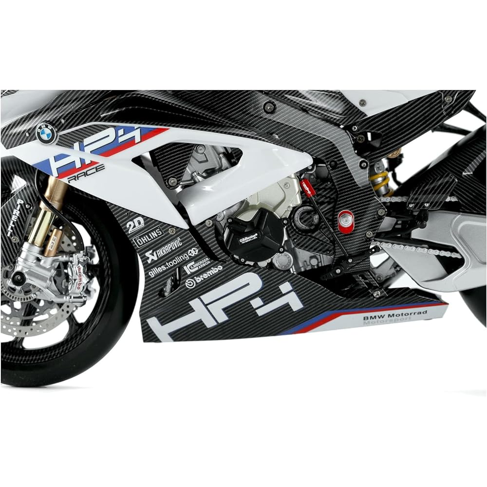 Mont Model 1/9 BMW HP4 RACE Multicolor Molded Version Plastic Model MMT-004S