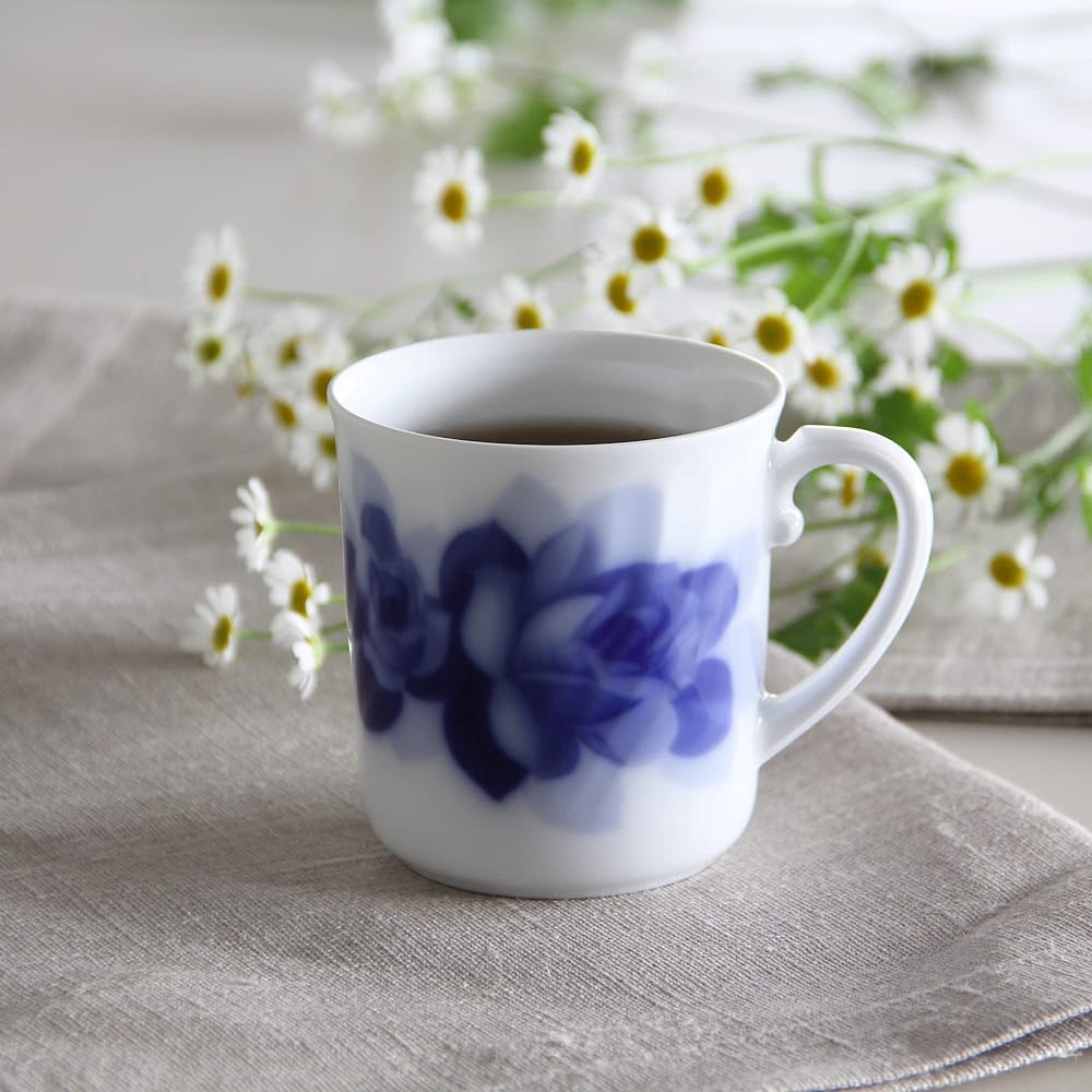 Okura Toen Blue Rose Janet Mug <Microwave safe> 126C/8110
