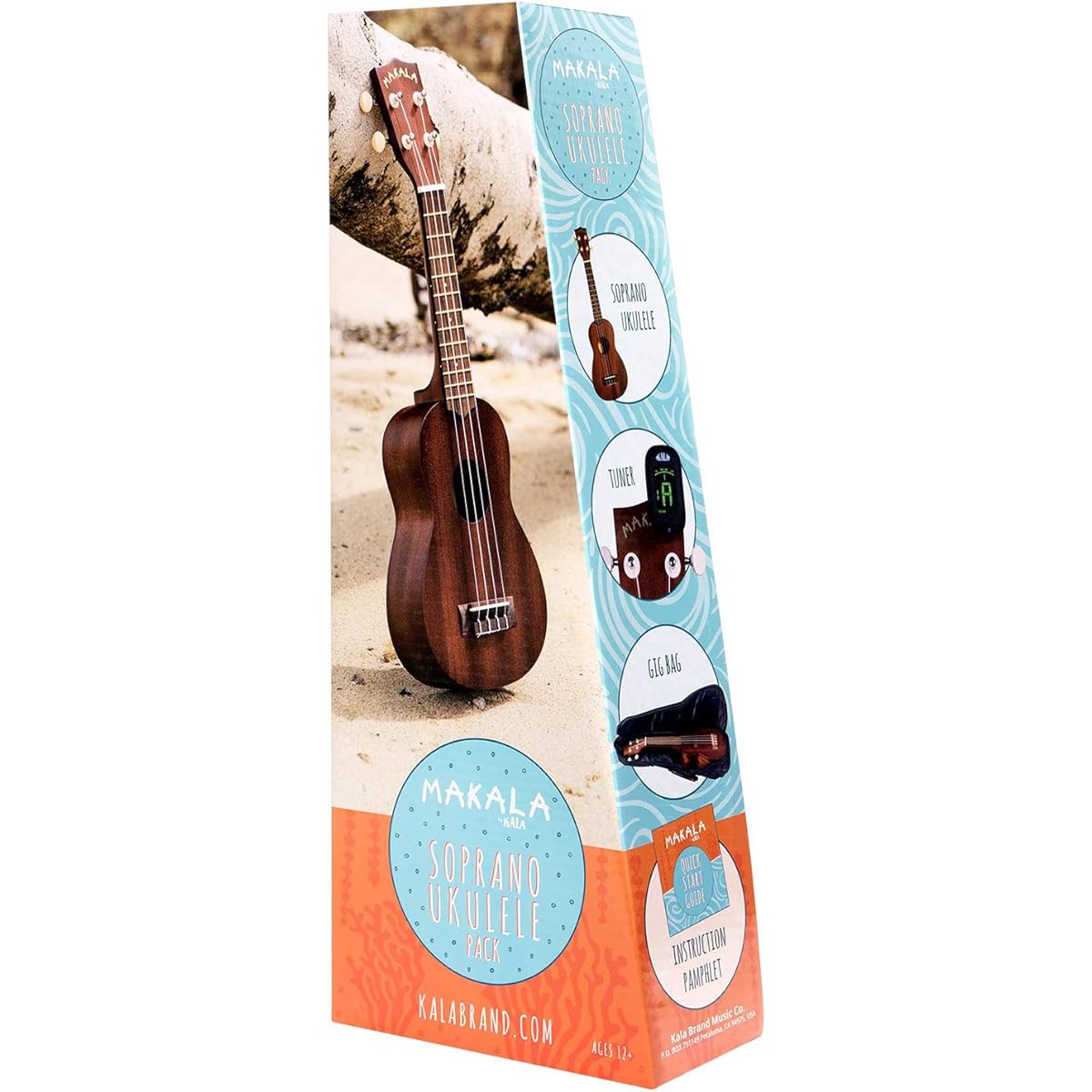 Kala MK-S Makala Soprano Ukulele Pack