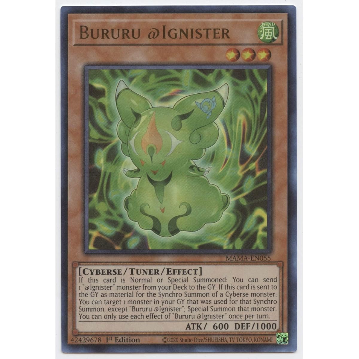 Bururu @Ignister - MAMA-EN055 - Ultra Rare - 1st Edition