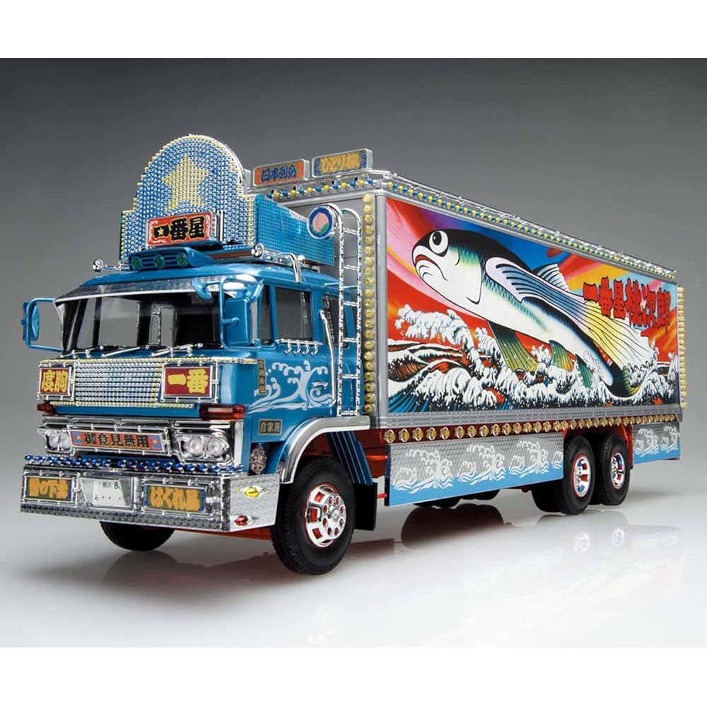 Aoshima Bunka Kyozaisha 1/32 Truck Yaro Series No.2 Ichibanboshi Hot Air 5000km Plastic Model