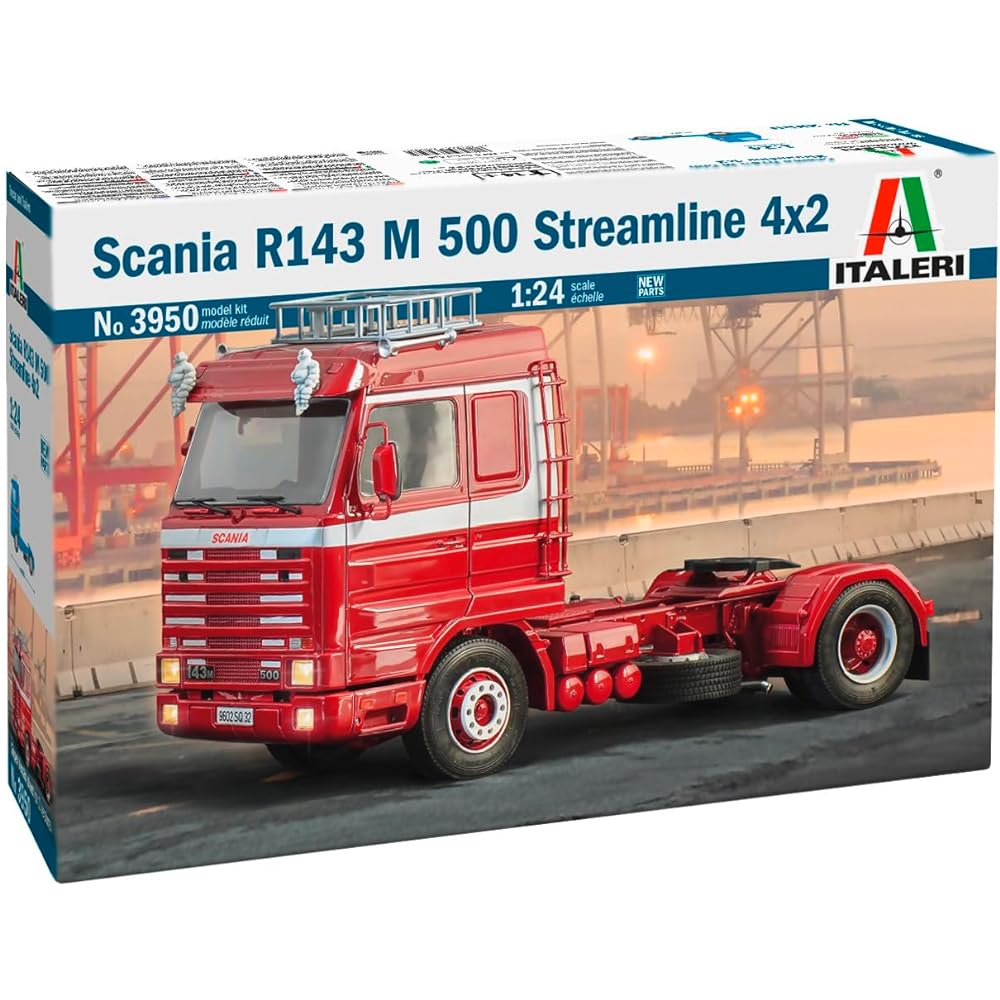 Italeri 1/24 Scania R143 M500 Streamline 4×2 Plastic Model IT3950