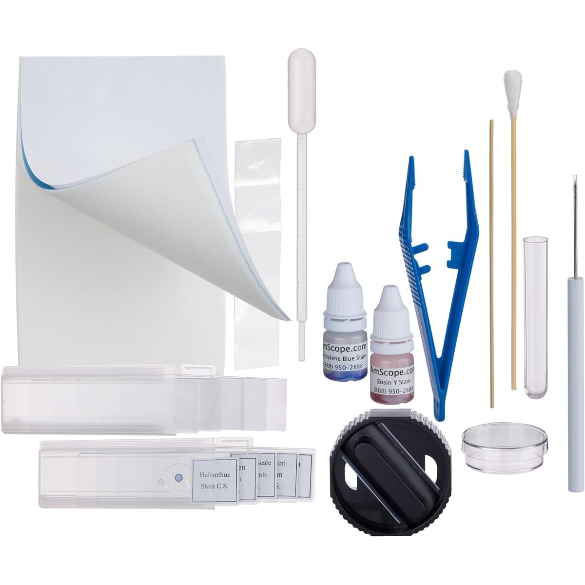 AmScope Compound Microscope Accessory Kit: Preparation and Culture.