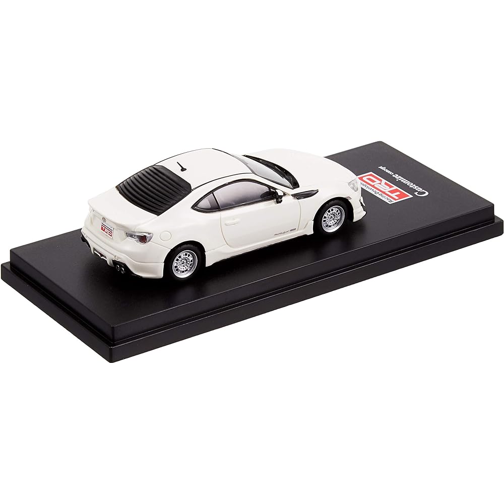 LA-X 1/43 Toyota 86 TRD Customized Concept Satin White Pearl Finished Product