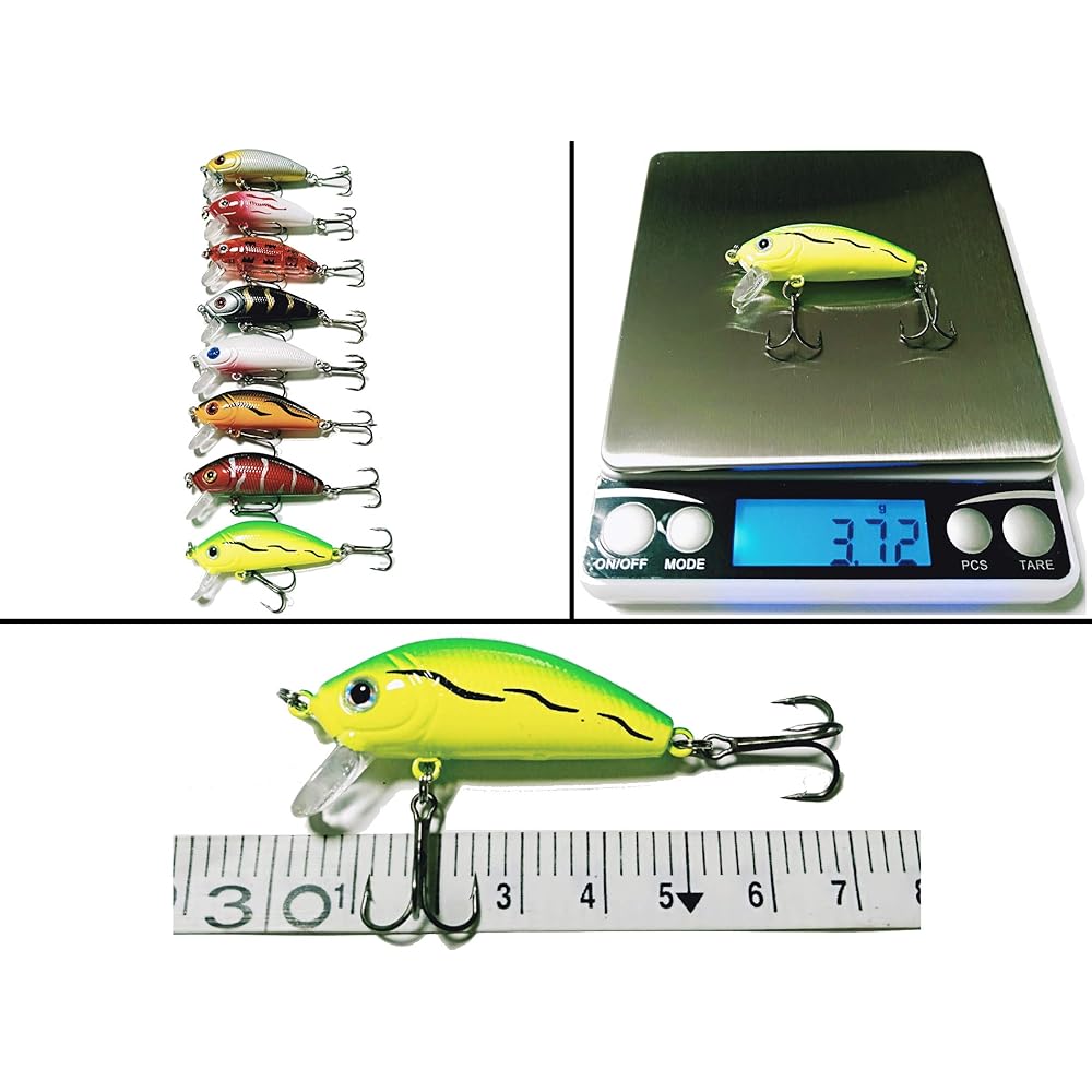 Lanx. Lure Set, 56 Pieces, Fishing Tackle Set, Large Size, River, Sea, Lake, Mountain Stream, Beginner's Fishing, Floating Minnow, Shallow Minnow, Deep Minnow, Sea Bass, Black Bass, Trout, Lure, Sea Fishing, Bass Fishing, Spoon, Blue Fish, Aging, Jigging