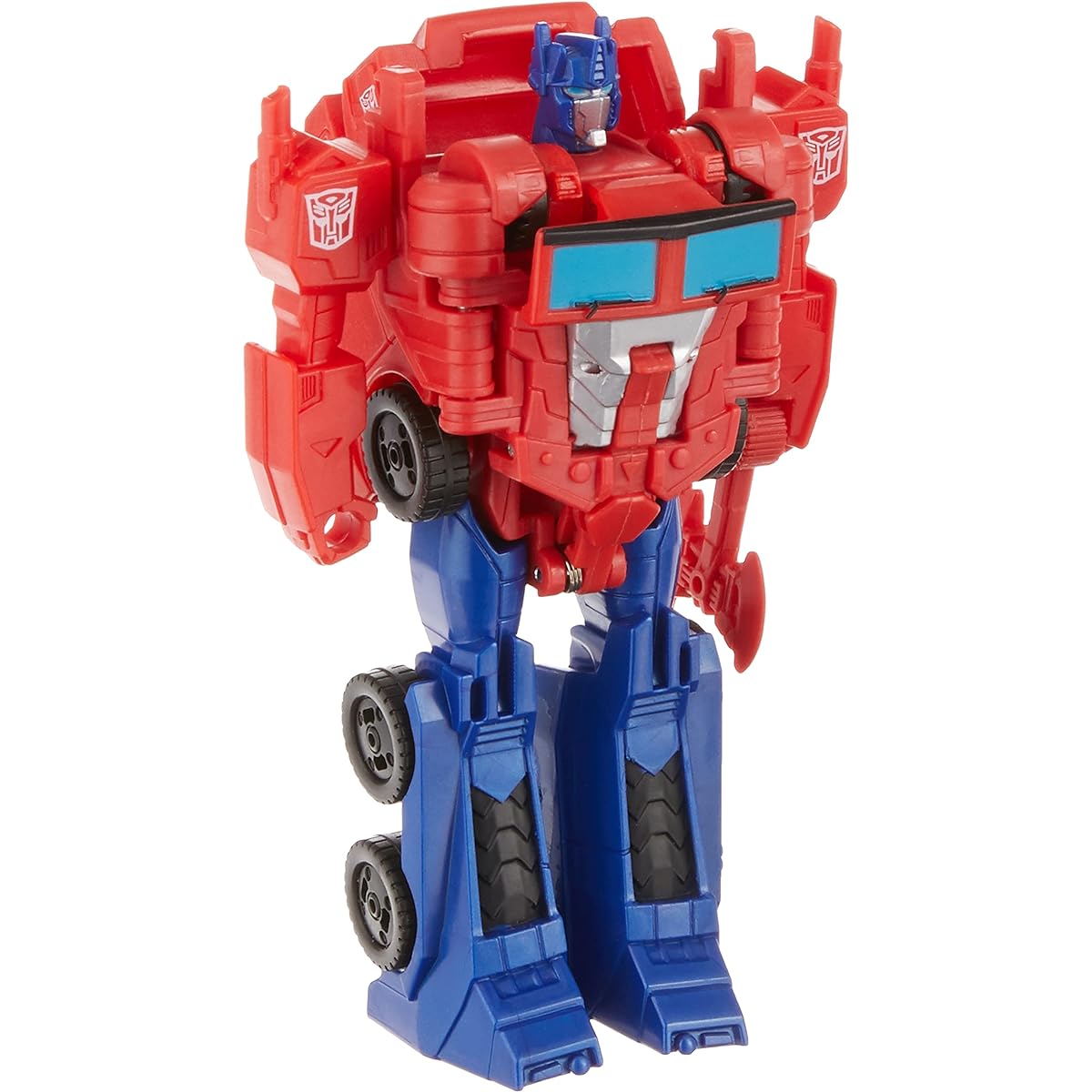Transformers Bumblebee Cyberverse Adventure Dinobots Unite One Step Changer Optimus Prime 4.25 inch Action Figure Ages 6 and up