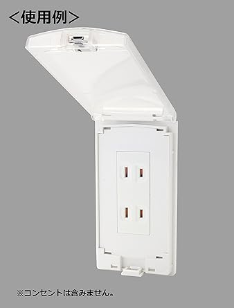 [TERADA] RDS30200CL Security cover for wall outlet/wall switch Mamoru/Transparent Slim-kun