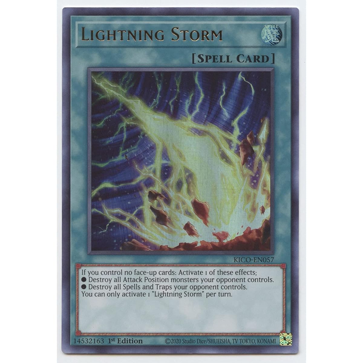 Lightning Storm KICO-EN057 Ultra Rare First Edition