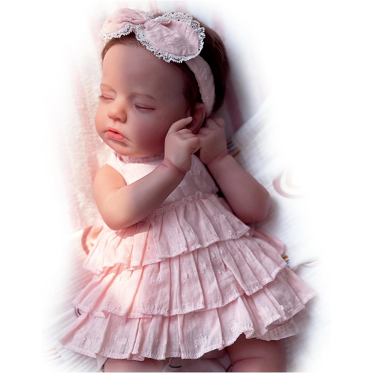 Kaydora Realistic Reborn Baby Doll - 20 Inch Sleeping Soft Weight Reborn Doll, Handmade Newborn Baby Doll, Gift Toy for Ages 3+