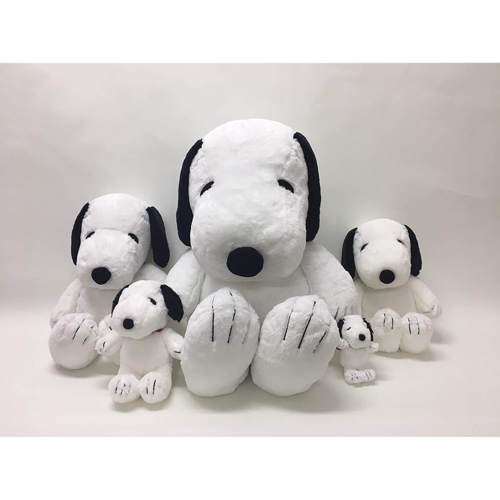 Nakajima Corporation PEANUTS SNOOPY Peanuts Hug Hug Plush Toy L Size Snoopy Black 077400-15