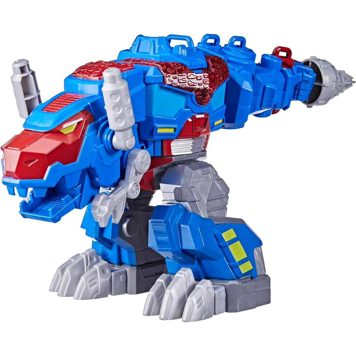Transformers Dinobot Adventures Optimus Prime T-Rex Light and Sound Transformation Toy 9"+ Action Figure Ages 3+
