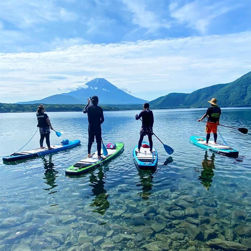 WOWSEA Flyfish F2 SUP SUP Up Paddle Board Sup Board 12'(365cm) x 32"(81.5cm) x 6"(15cm) Green Paddle Board | Racing & Travel iSUP | Green