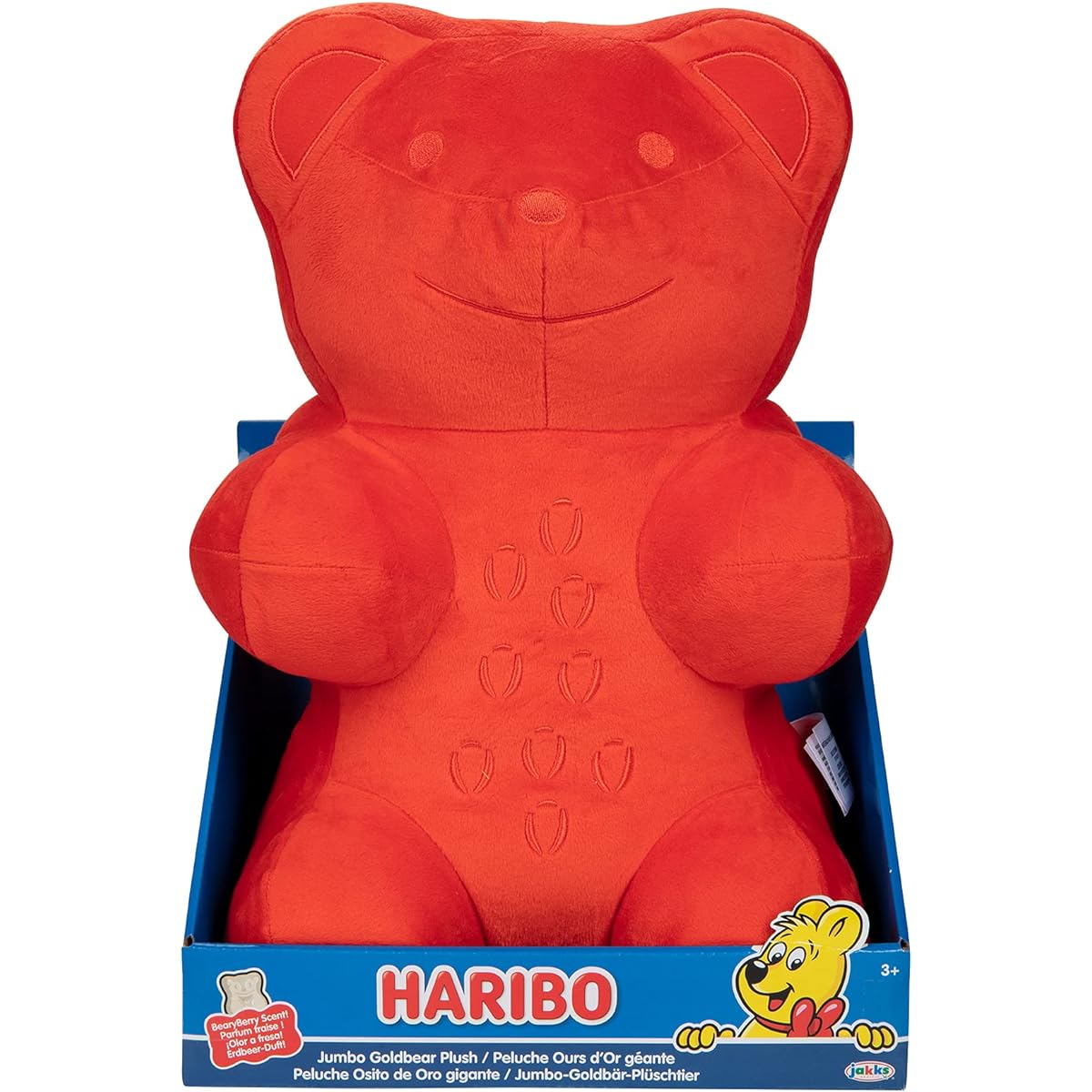 Haribo Jumbo Plush Gold Bear Red Collectible Toy Figure
