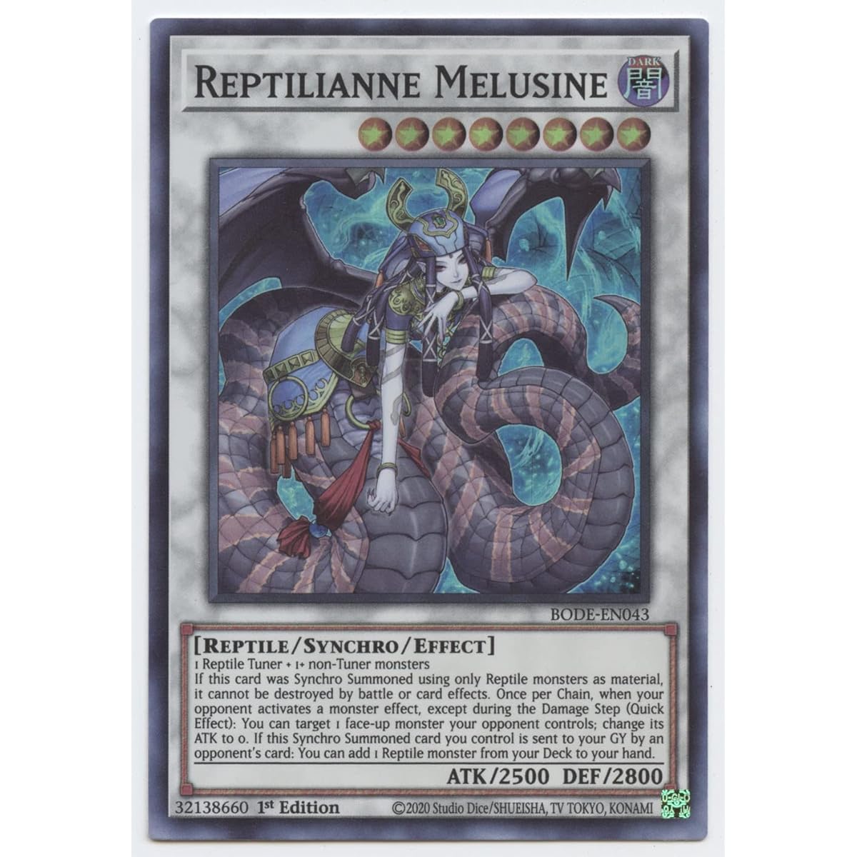 Reptilian Melsin-BODE-EN043-Super Rare-First Edition