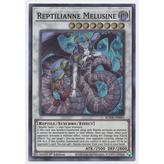 Reptilian Melsin-BODE-EN043-Super Rare-First Edition