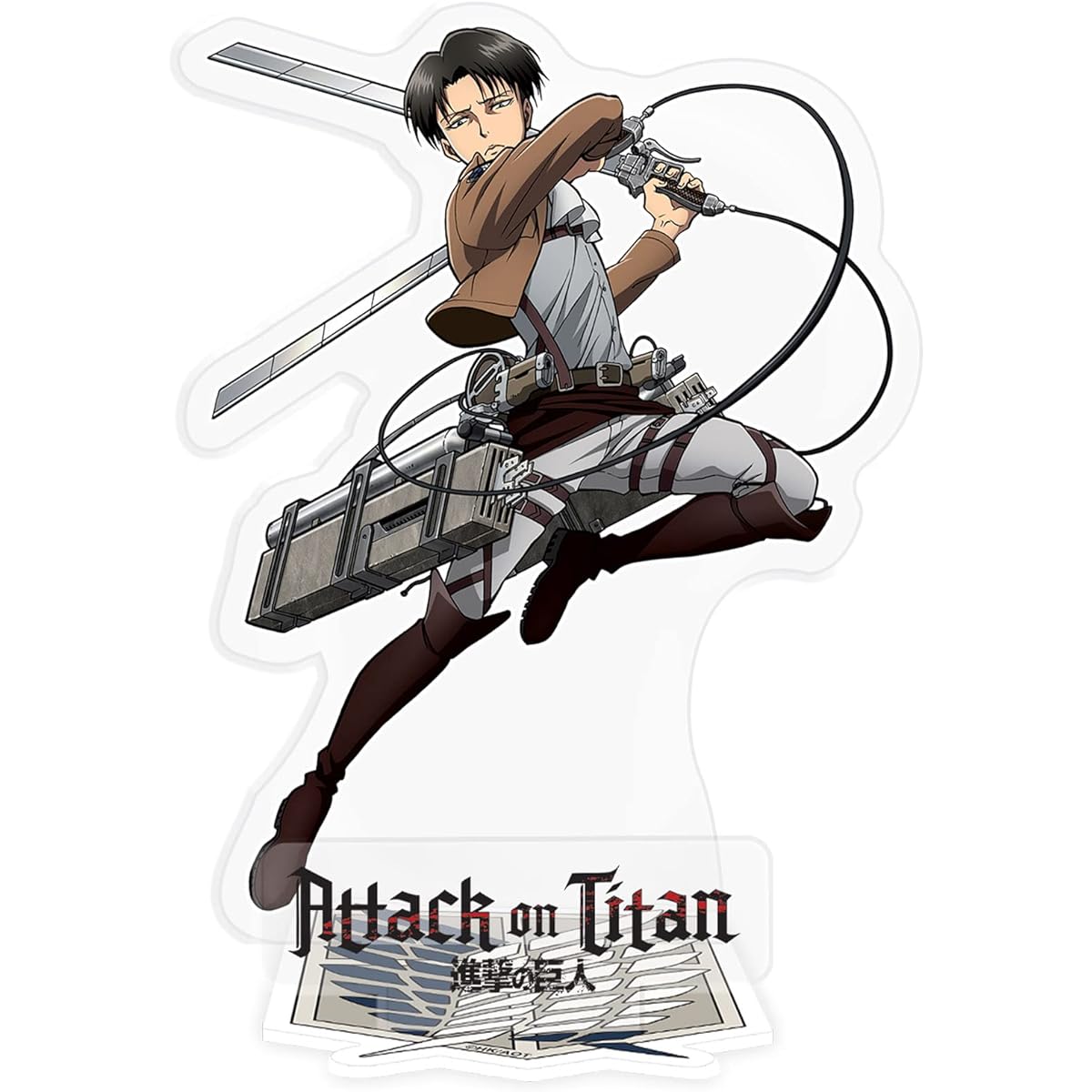 ABYstyle Attack on Titan Levi 4 inch Acrylic Stand Model Figure Anime Manga Desktop Accessories Goods Gift