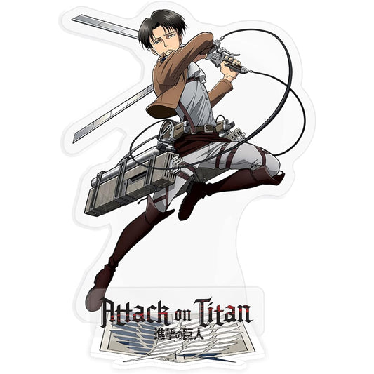 ABYstyle Attack on Titan Levi 4 inch Acrylic Stand Model Figure Anime Manga Desktop Accessories Goods Gift