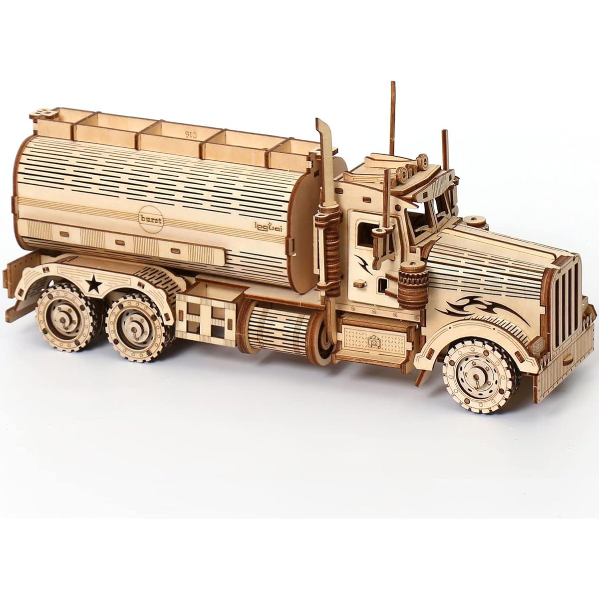 Wooden 3D Puzzle for Adults and Teens Boys STEM Building Set Craft Model Construction Kit