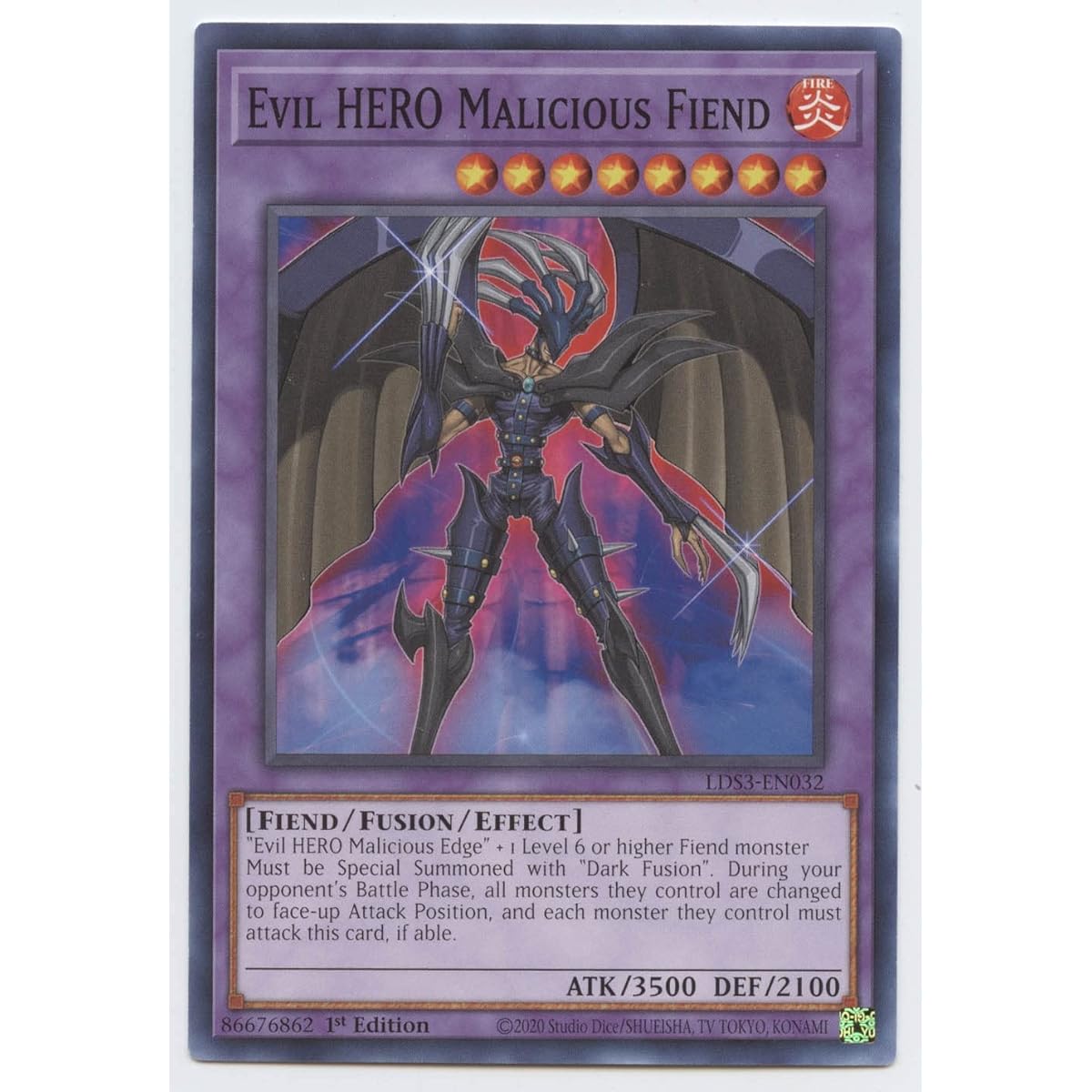 Evil Hero Devil - LDS3-EN032 - Common - 1st Edition