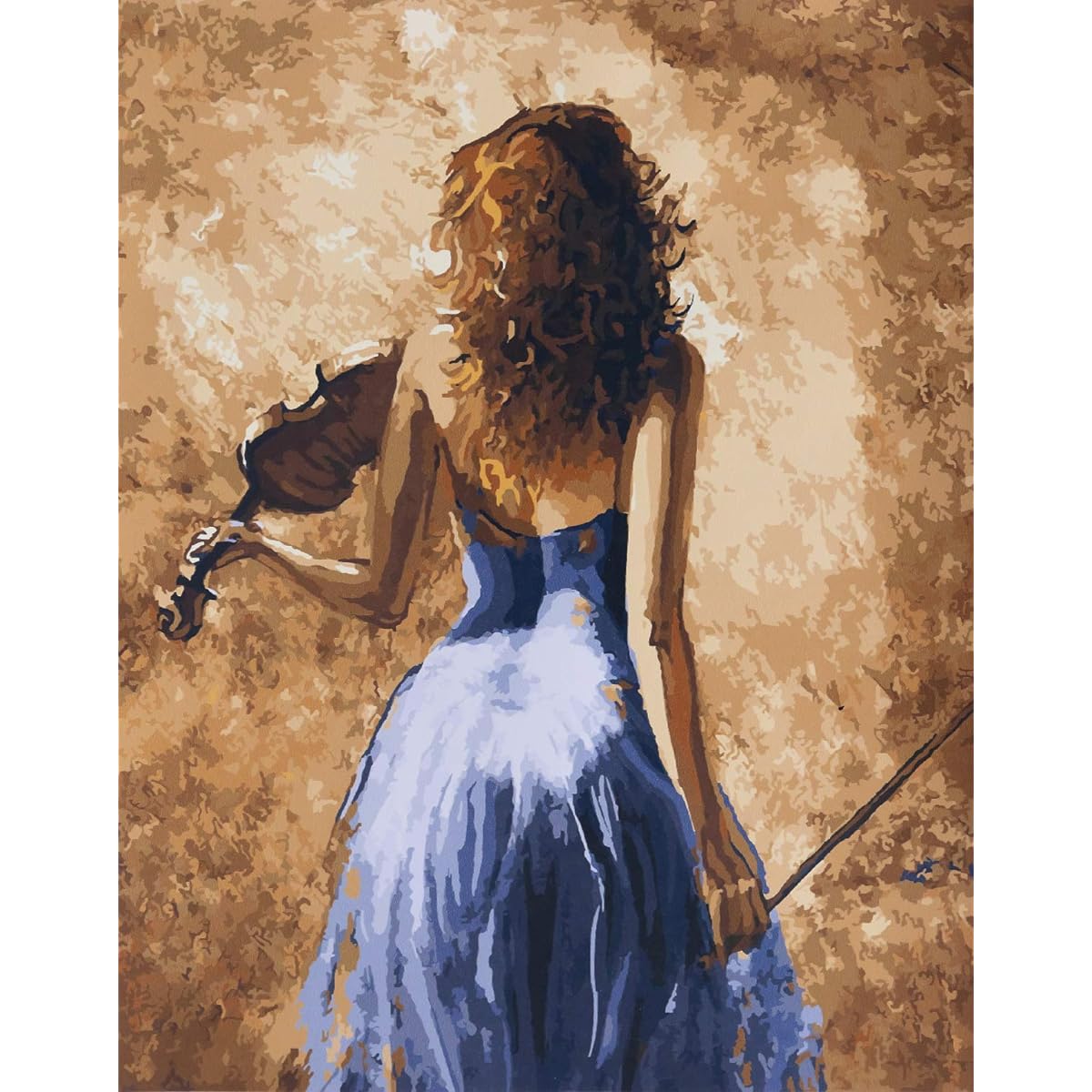 DIY Oil Paint by Number Kit Woman in Bed Gift 16"x20" Framed 08AIM0602564iul003