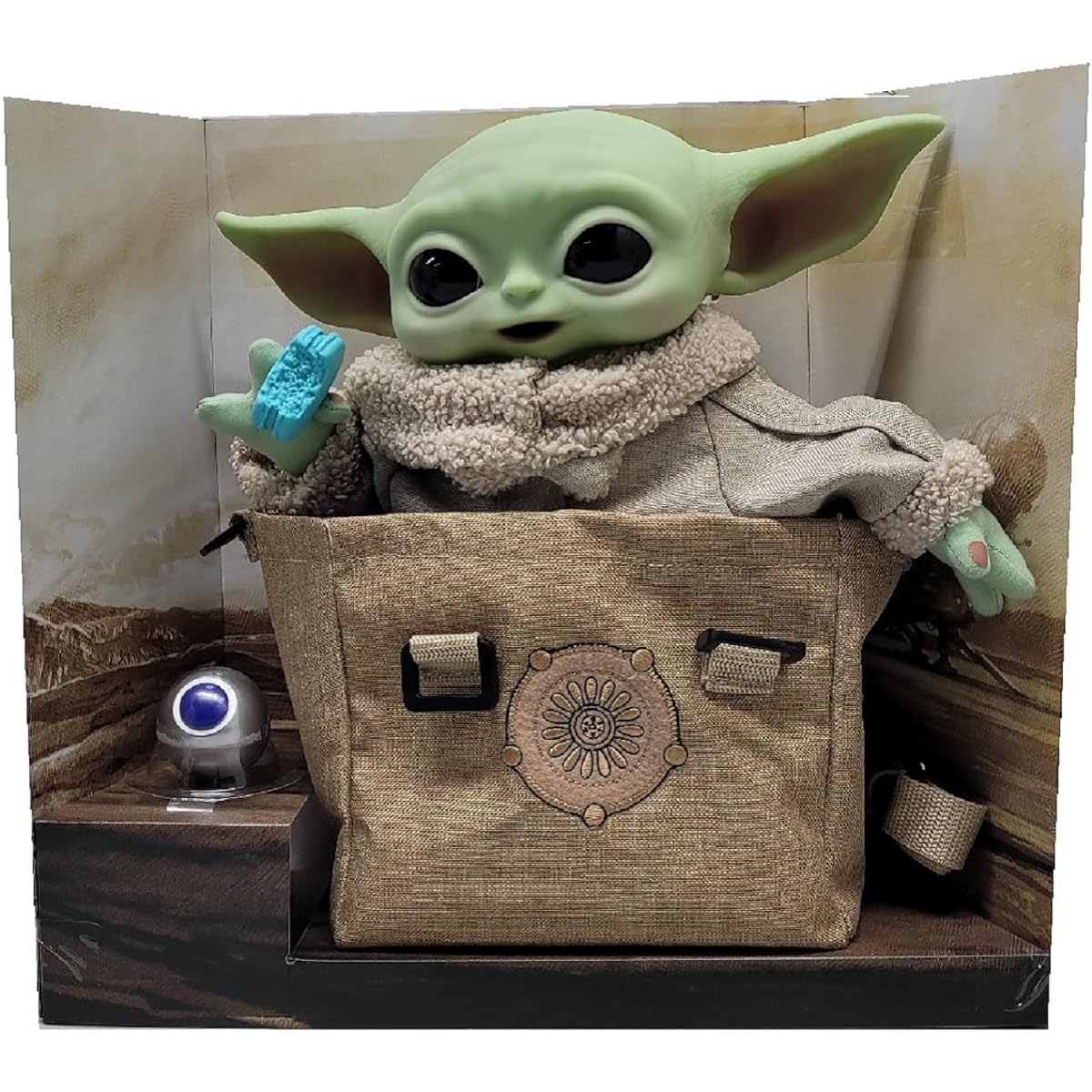 Star Wars The Mandalorian Grogu with Cookie Premium Plush Bundle