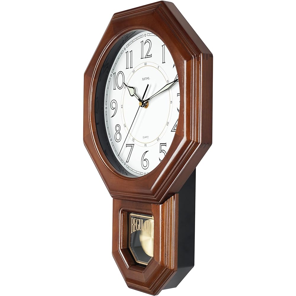 JUSTIME Octagon Luminous Wall Clock Wall Clock