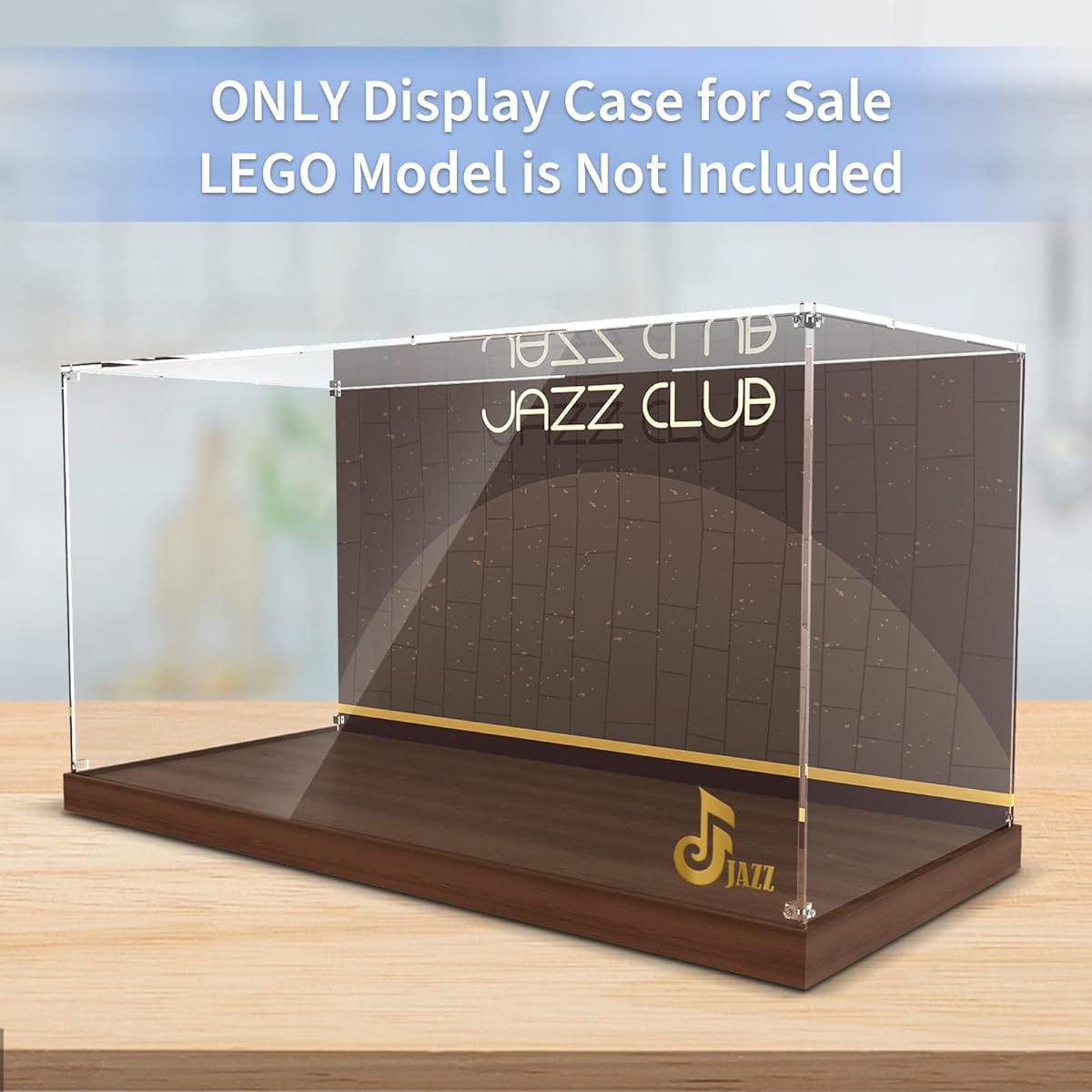 PIPART Acrylic Display Case for LEGO 21334 Jazz Quartet, Display Case Only, Lego Model Not Included