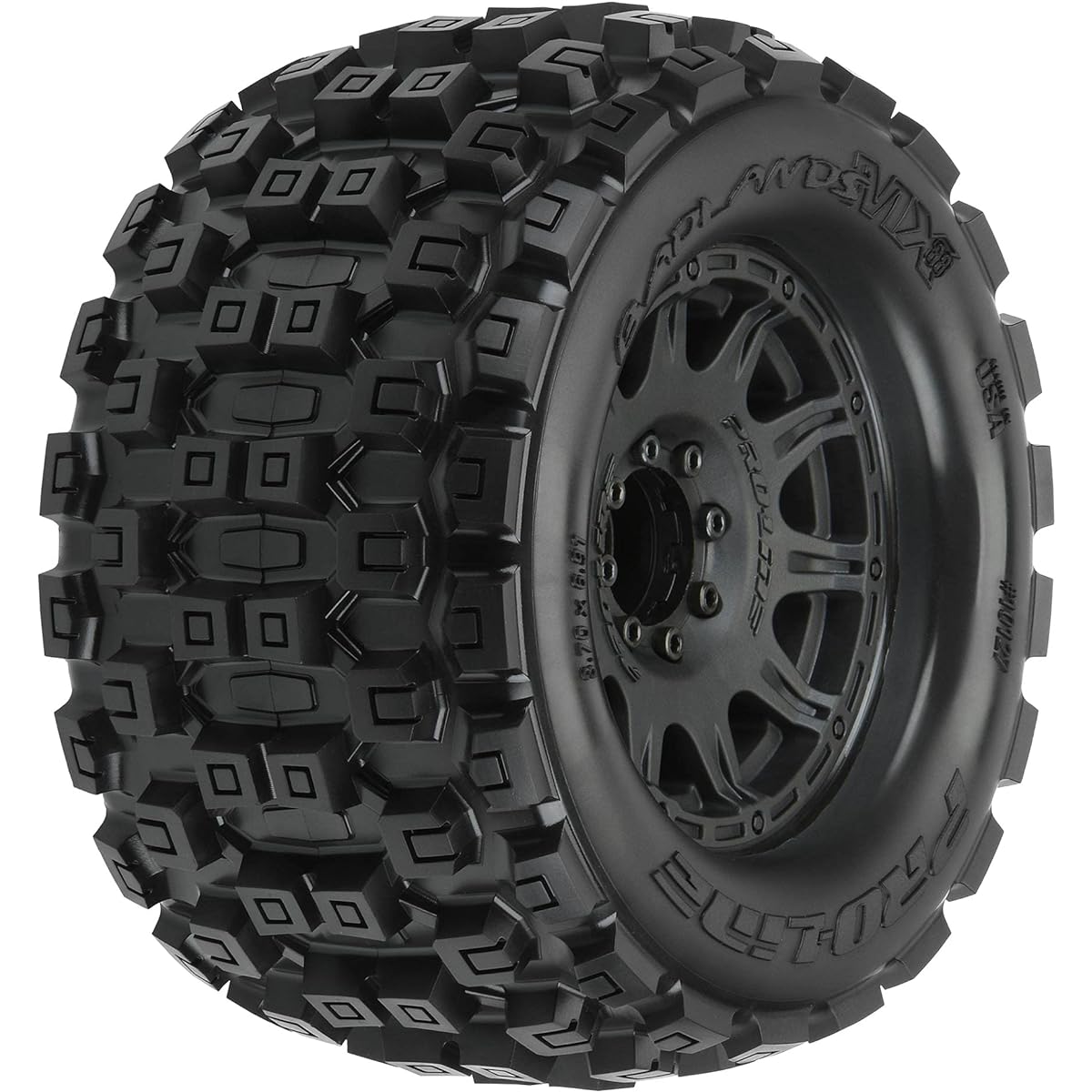 Pro-line Racing Badlands MX38 3.8" Mount Raid MT Tire 8x32 17mm (F/R) PRO1012710