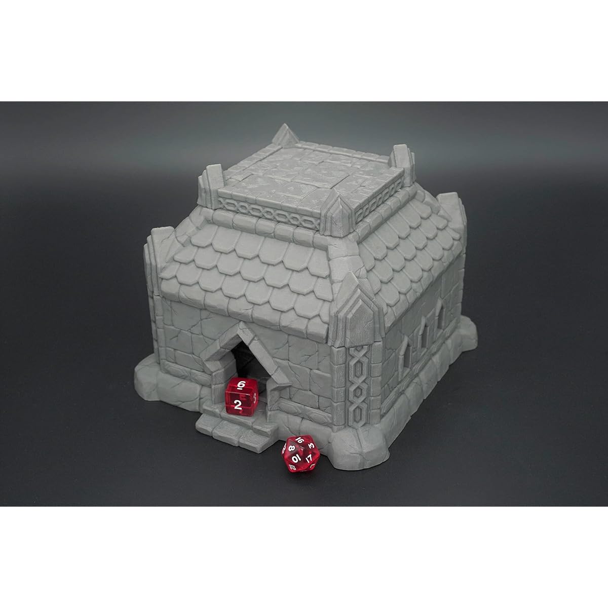 Dwarf Settler House by Makers Anvil 3D Printed Tabletop for RPG Scenery and Wargame Terrain 28mm Miniatures