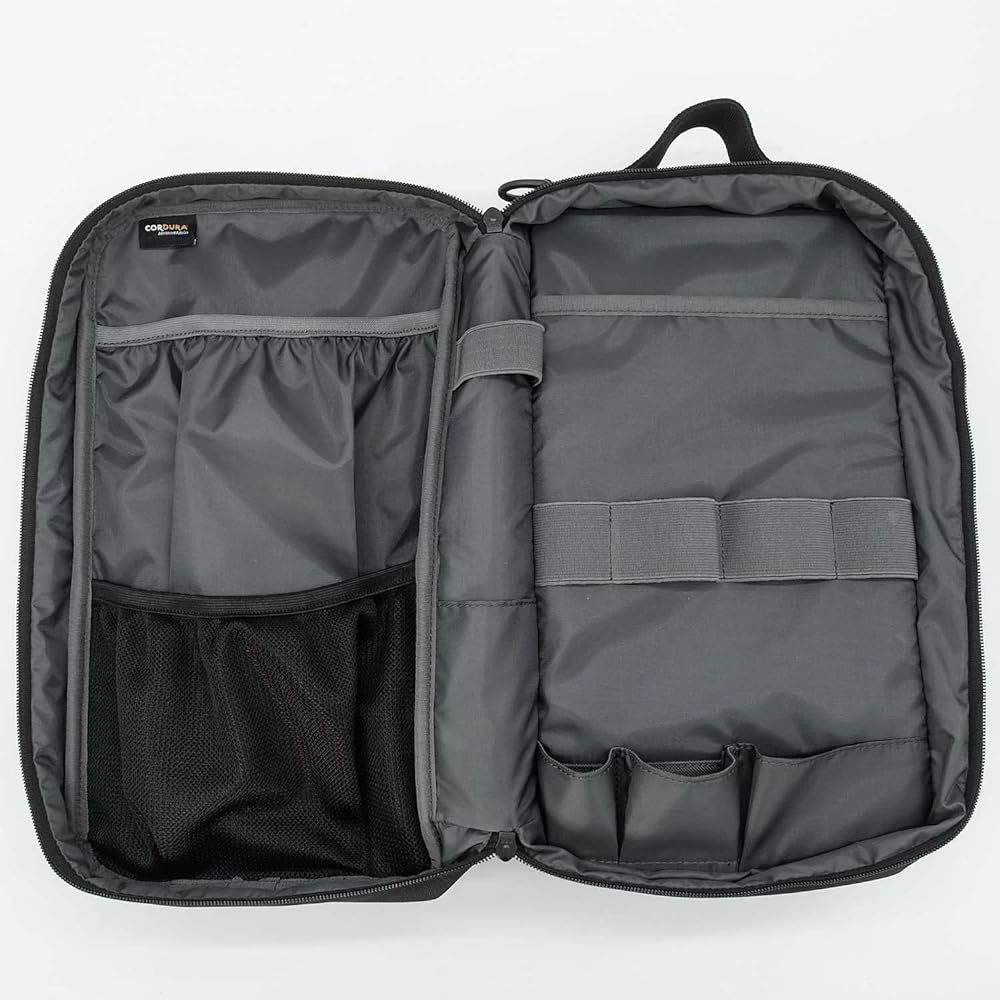 WILDTECH GEAR CASE L CORDURA Fabric 215-AFXP213 [YouTuber "FUKU" collaboration product] Outdoor YouTuber fuku wildtech cutlery case spice case L size (TAN(BEIGE))