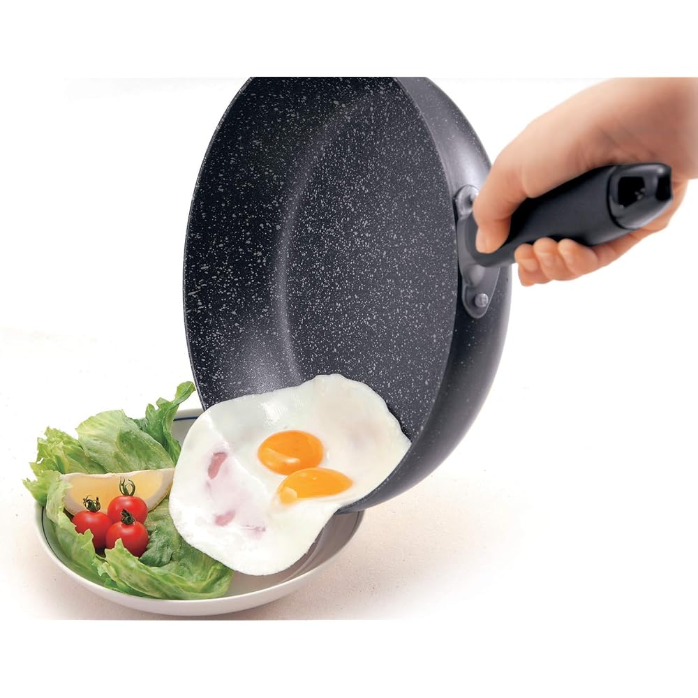 Yokoyama Frying Pan Set Neo Stone Premium Frying Pan 20cm & Tamagoyaki 13 x 18cm NSP-600S