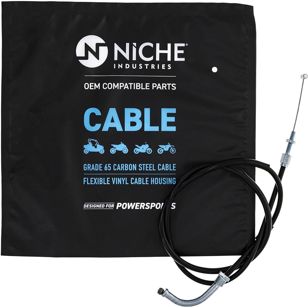 NICHE Push Pull Throttle Cable Set for Honda Shadow Aero 750 17920-MEG-000 17910-MEG-000