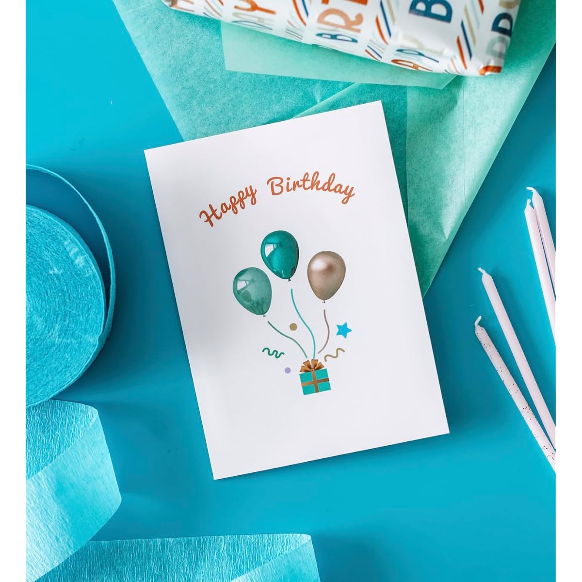 WHO GIFT WHAT Happy Birthday! Pop Up Cards 4x7-3D Greeting Cards with Envelopes Pop Up Birthday Cards Unique Birthday Cards for Friends Kids Parents