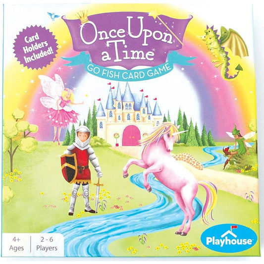 Playhouse Fairy Tale Magic Go Fish! Kindergarten Card Game Rainbow Shaped Easy Card Holder