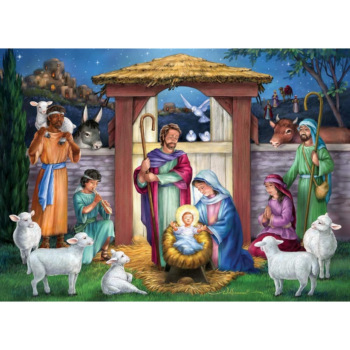 Vermont Christmas Company Holy Merger Jigsaw Puzzle 1000 Piece