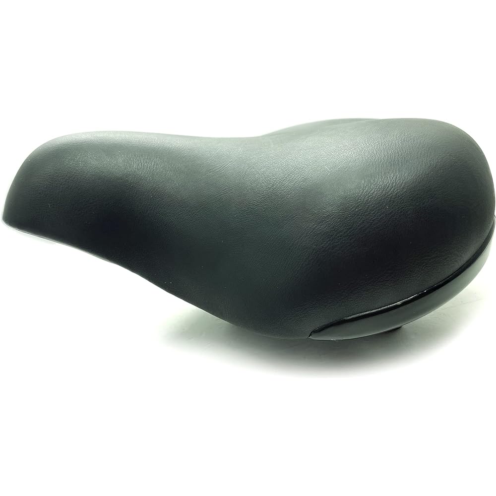 Bicycle saddle large saddle black 10919