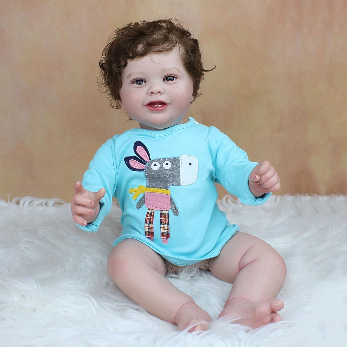 60cm Soft Silicone Reborn Baby Doll Boy Lifelike Toddler Art Doll 24inch Newborn Girl Doll Visible Blood Vessels Child Gift