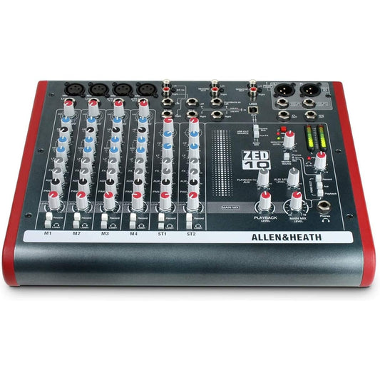 ALLEN&HEATH Compact mixer with USB ZED-10